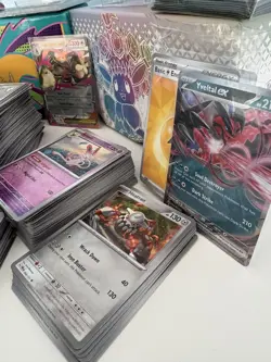 Pokemon ETBs - OPENED - includes over 520 cards with holos, exs and accessories - Image 5