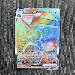 Melmetal VMAX 080/078 Rainbow Hyper Rare Pokemon Go TCG Card Near Mint Condition - Image 1