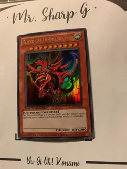 SLIFER DER HIMMESLDRACHE - LIMITIERTE AUFLAGE LC01-DE002 DEUTSCH Yu Gi Oh! CARD - Image 4