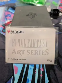 Vivi Ornitier Art Card (Gold-Stamped Signature) Art Series: Final Fantasy... - Image 2