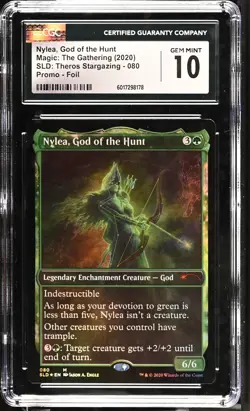 NYLEA, GOD OF THE HUNT Secret Lair Foil Stargazing CGC 10 MTG [Nostalgium] - Image 1