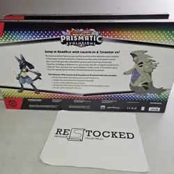 Pokemon Lucario Ex Tyranitar Ex Premium Collection Prismatic Evolution Lot of 2 - Image 4