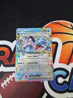 Pokemon Stellar Crown SV07 Lapras ex 032/142 Double Rare NM - Image 1