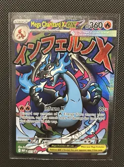 Mega Charizard x EX 023 Me: Mega Evolution Promo Holo Pokemon Card Near Mint - Image 1