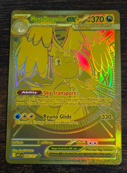 Mega Dragonite EX 295/217 ASC CN Pokemon TCG Full Art Holo EX Nintendo Card - Image 1
