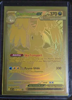 Mega Dragonite EX 295/217 ASC CN Pokemon TCG Full Art Holo EX Nintendo Card - Image 3