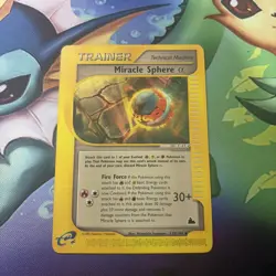 Miracle Sphere α #129/144 Skyridge 2003 WOTC Regular Non-Holo Pokemon Card LP - Image 1