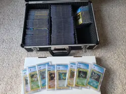 Pokemon Team Rocket 1st Edition COMPLETE SET CGC Graded! 2000 Vintage, 83 Cards! - Image 1