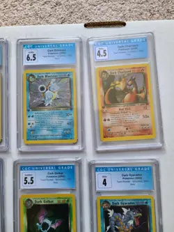 Pokemon Team Rocket 1st Edition COMPLETE SET CGC Graded! 2000 Vintage, 83 Cards! - Image 3