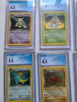 Pokemon Team Rocket 1st Edition COMPLETE SET CGC Graded! 2000 Vintage, 83 Cards! - Image 4