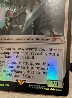 MTG Cloud, Midgar Mercenary Final Fantasy Promo 0001 FFVII FF7 NM - Image 2