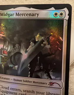 MTG Cloud, Midgar Mercenary Final Fantasy Promo 0001 FFVII FF7 NM - Image 4