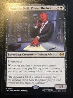 Madame Null, Power Broker 0066 Rare Teenage Mutant Ninja Turtles MTG - Image 1
