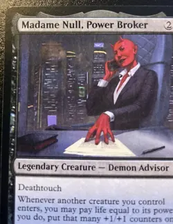 Madame Null, Power Broker 0066 Rare Teenage Mutant Ninja Turtles MTG - Image 2