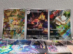 Pokemon TCG Lot of 3 NM Illustration Rares From Paldea Evolved - Image 1