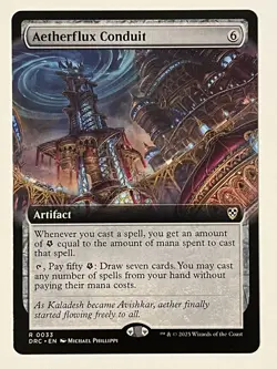 Aetherflux Conduit (Extended Art) Commander: Aetherdrift Non-Foil MTG NM - Image 1