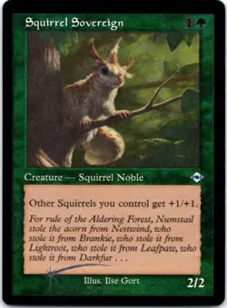 Squirrel Sovereign (Retro Frame) (Foil Etched) Modern Horizons 2, 415 NM - Image 1
