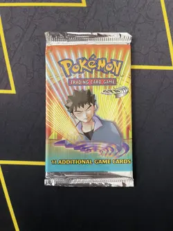 Pokemon Gym Heroes Booster Pack (Brock Artwork) WotC Vintage Unlimited - Image 2