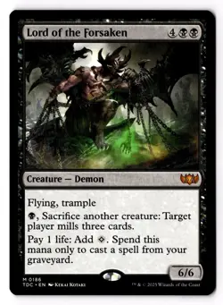 Lord of the Forsaken 186 Commander: Tarkir: Dragonstorm Normal NM - Image 1
