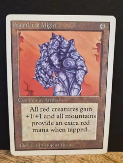 Gauntlet of Might Artifact Magic the Gathering Unlimited - Image 1