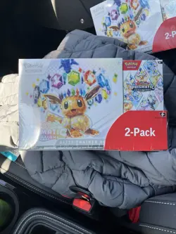 Pokemon TCG Prismatic Evolutions Costco 2-Pack ETB with Booster Bundle - Image 1