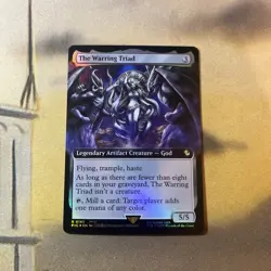 MTG / The Warring Triad / Extended Art Foil / Nm & Never Played - Image 1