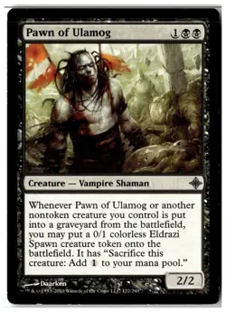 MTG Pawn of Ulamog - Rise of the Eldrazi Moderately Played English - Image 1