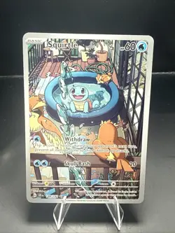 Pokemon Stellar Crown Squirtle IR 148/142 English - Image 1