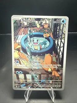 Pokemon Stellar Crown Squirtle IR 148/142 English - Image 2