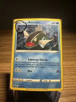 Hisuian Basculin SWSH273 Cosmos * SWIRL * Black Star Promo Pokemon Card 2022 PF - Image 1