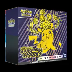 Pokemon Surging Sparks ETB Elite Trainer Box +Black Bolt White Flare PC Sealed🔥 - Image 1