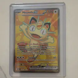 Pokemon Meowth EX Full Art Foil Rare Basic Card POR 107/088 💥 💥 PACK FRESH💥💥 - Image 1