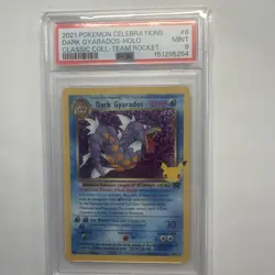2021 Pokemon Celebrations Classic Collection #8 Dark Gyarados-Holo PSA9 🔥🔥 - Image 2