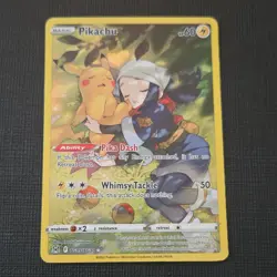 Pokemon Pikachu TG05/TG30 Lost Origin Trainer Gallery Ultra Rare Holo 60 HP - Image 1