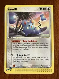 Azurill 31/100 Non Holo EX Sandstorm Pokemon TCG - Image 1