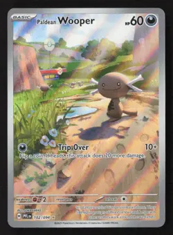 Paldean Wooper Illustration Rare Holofoil PFL 102/094 NM Pokemon TCG - Image 1