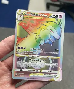 HISUIAN TYPHLOSION VSTAR 193/189 RARE RAINBOW ASTRAL RADIANCE POKEMON NM/M - Image 1