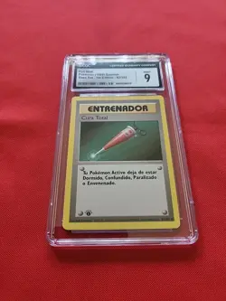 Pokemon: Full Heal #82/102 1st Edition Rare SPANISH 1999 WOTC - CGC 9 MINT - A32 - Image 3