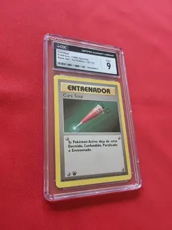 Pokemon: Full Heal #82/102 1st Edition Rare SPANISH 1999 WOTC - CGC 9 MINT - A32 - Image 5