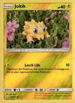 Joltik Common Reverse Holo SM - Team Up 47/181 Pokemon TCG - Image 1
