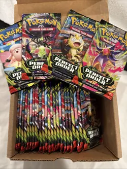 Pokemon Perfect Order Booster Packs X 10 - New Factory Sealed - Image 1