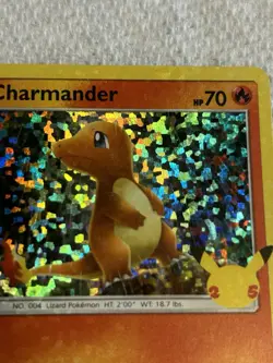Pokemon Charmander Holo Promo McDonald's 25th Anniversary Basic 70 HP 009/025 - Image 3