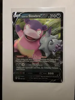 Pokemon TCG - Galarian Slowbro V - 099/189 - Ultra Rare Holo - LP - Image 1