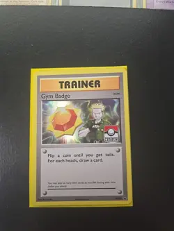 Pokemon XY205 Gym Badge Black Star Promo, Lt. Surge, Evolutions - Image 1