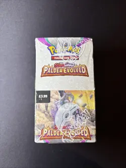 Pokemon Scarlet & Violet Paldea Evolved Half Booster box - Sealed (RIP IN SEAL) - Image 1