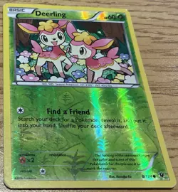 Pokemon TCG XY Fates Collide Deerling 8/124 Reverse Holo Common - Image 1