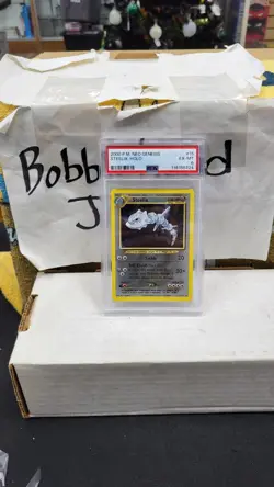 2000 STEELIX HOLO RARE NEO GENESIS POKEMON TCG PSA 6 EX-MT EXCELLENT-MINT 15/111 - Image 1