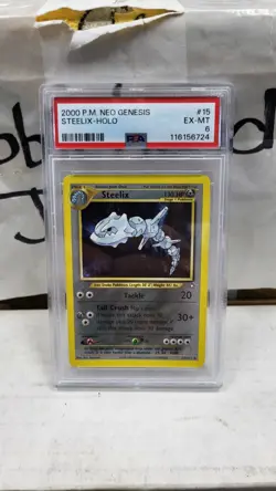 2000 STEELIX HOLO RARE NEO GENESIS POKEMON TCG PSA 6 EX-MT EXCELLENT-MINT 15/111 - Image 2
