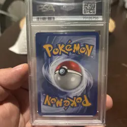 Pokemon Shining Magikarp Neo Revelation Unlimited #66 DOUBLE HOLO ERROR PSA 7 - Image 2