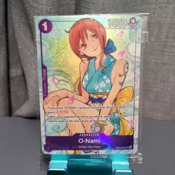 One Piece CCG Nami Alt Art OP05-062 (Illustration Box Vol 1) Sealed - Image 1